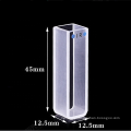 10mm preservative both sides analyzer  chemistry laboratory equipment quartz cuvette